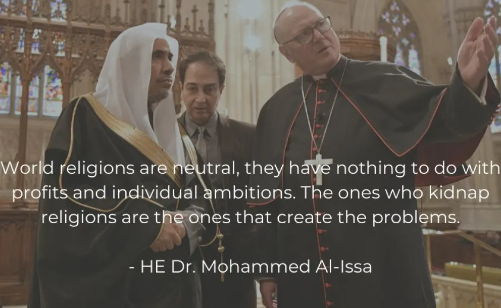 Extremism is a question of individual evil, not of religion. HE Dr. Mohammed Alissa