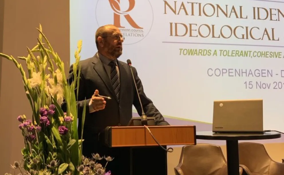 Professor Dr. Enver Gicić, Dean of the Faculty of Islamic Studies in Novi Pazar, Serbia, emphasized the importance of education in building understanding between religious communities. NIIS2019 MWL in Denmark