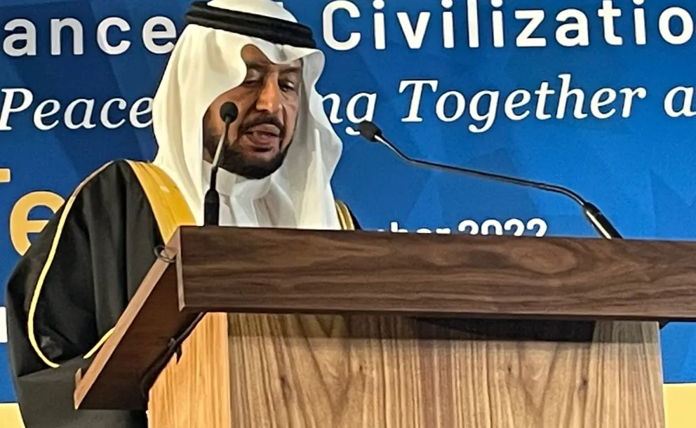 Mewakili Yang Mulia Sekretaris Jenderal, Syekh Dr.  Mohammed Alissa  , Yang Mulia Wakil Sekretaris Jenderal, Dr. Abdul Rahman Al-Zaid, berpartisipasi dalam : Pertemuan Forum Global Aliansi Peradaban PBB, yang diadakan di kota Fas, Maroko, di hadapan Sekretaris Jenderal PBB.
