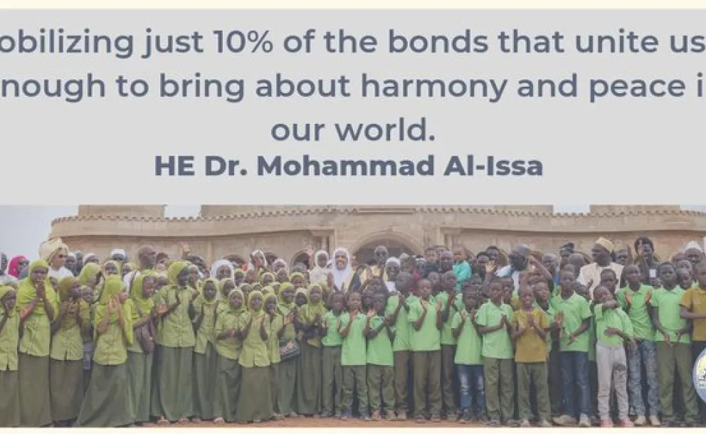 HE Dr. Mohammad Alissa advocates every day for uniting around common bonds to achieve peace & harmony in our world