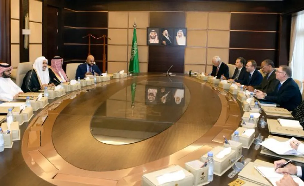 HE Dr. Mohammad Alissa met with representatives of the U.S. evangelical community