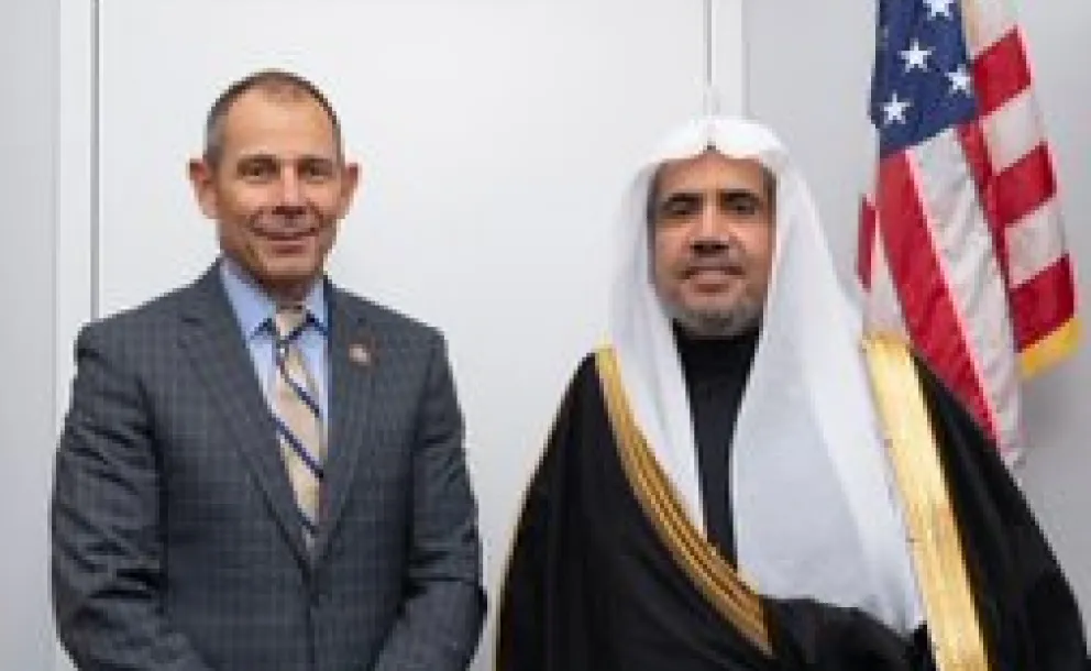  HE Dr. Mohammad Alissa met with Rep John Curtis to discuss the ways to build bridges and foster greater understanding among religious communities in the US and around the world