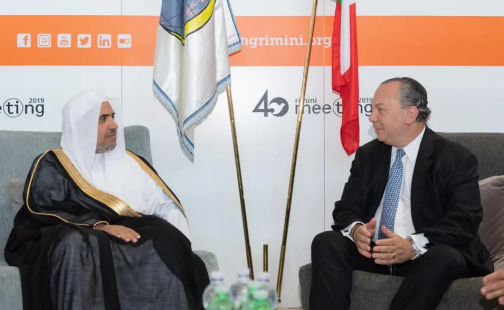 HE Dr. Mohammad Alissa met with @RabbiMSchneier, President of the Foundation for Ethnic Understanding