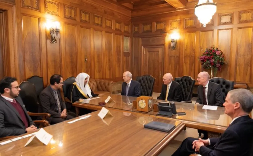 HE Dr. Mohammed Alissa met with the First Presidency of The Church of Jesus Christ of Latter-day Saints in Utah to discuss shared goals of interfaith cooperation and appreciation in a historic visit