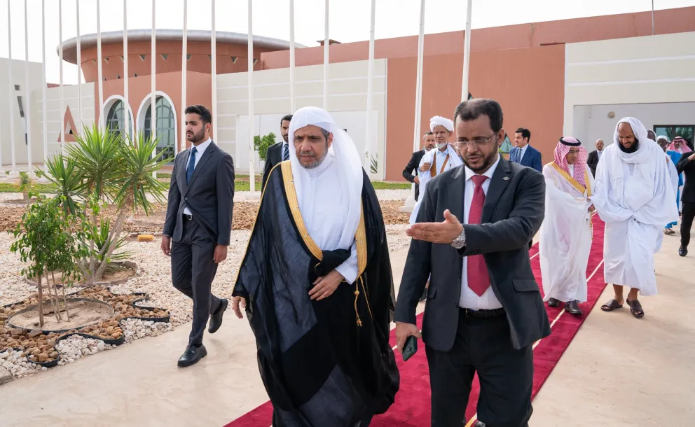 On an official visit scheduled to last several days, His Excellency Sheikh Dr.Mohammed Alissa, Secretary-General of the MWL and Chairman of the Organization of Muslim Scholars arrives in the Islamic Republic of Mauritania,