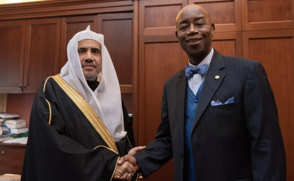 In Washington, HE Dr. Mohammad Alissa met with Senate Chaplain Barry Black