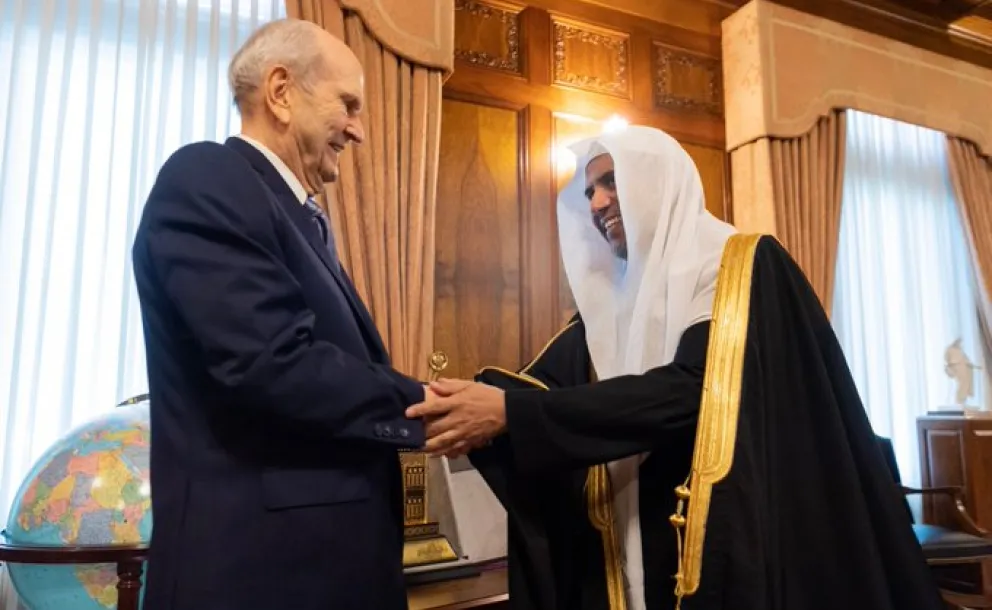 Last November, HE Dr. Mohammed Alissa met with the First Presidency of the LDS church in Utah to discuss shared goals of interfaith cooperation