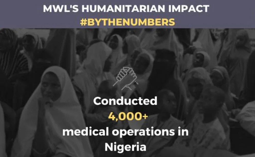 MWL is committed to providing effective health aid, providing funding to conduct over 4,000 operations in Nigeria last year