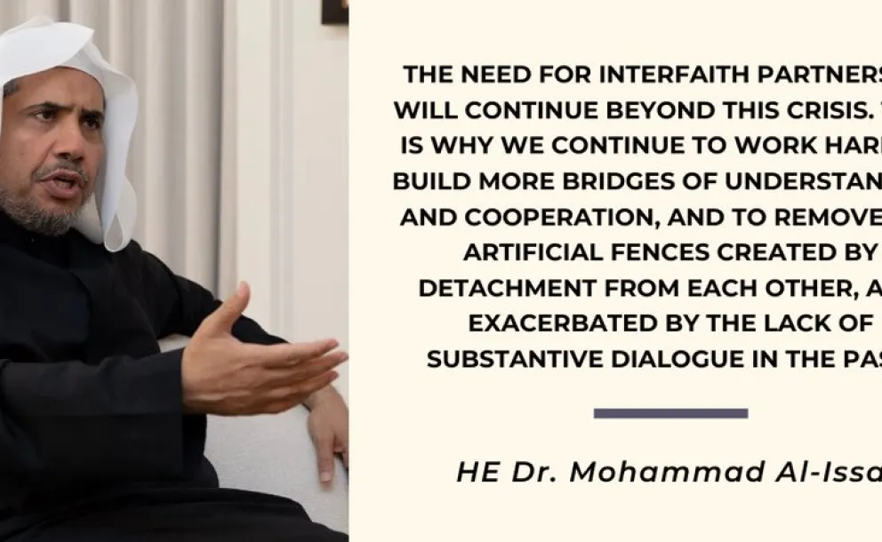 HE Dr. Mohammad Alissa explained MWL's approach to building bridges of understanding in an exclusive interview with Al Monitor