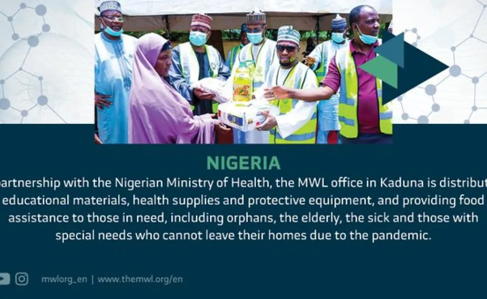 The MWL is providing food assistance in Nigeria