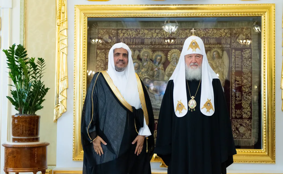 This summer, HE Dr. Mohammad Alissa engaged with the Patriarch Kirill of Moscow and All Russia, demonstrating MWL's commitment to interfaith dialogue