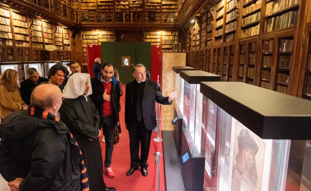 This week, HE Dr. Mohammad Alissa visited the historic Ambrosian Library Ambrosiana 1609 in Milan