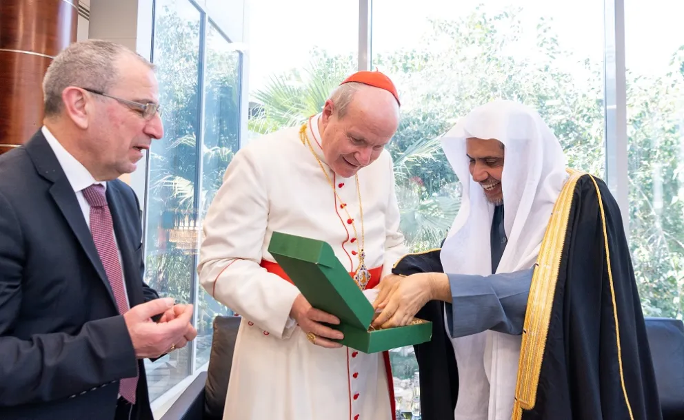 Il visite Riyad sur invitation de la LIM: Mohammad Alissa célèbre l’invité de la LIM l’Archevêque de Vienne Christophe Schönborn