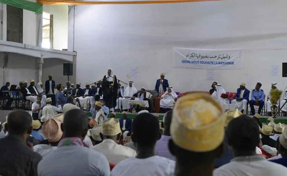 Sheikh Dr. Al-Issa speaking to African scholars