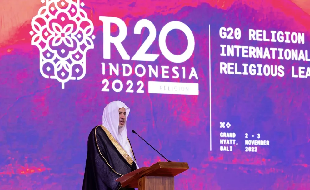 With the support and participation of the Indonesian President: Dr. Al-Issa approves the G20 presidency to establish the "R20" platform as the 1st official group for G20’s interfaith communication