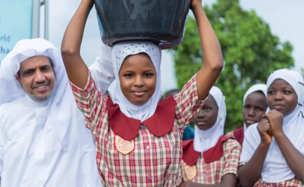 The Muslim World League dug thousands of wells in Ghana to enhance critical access to clean water for the local community