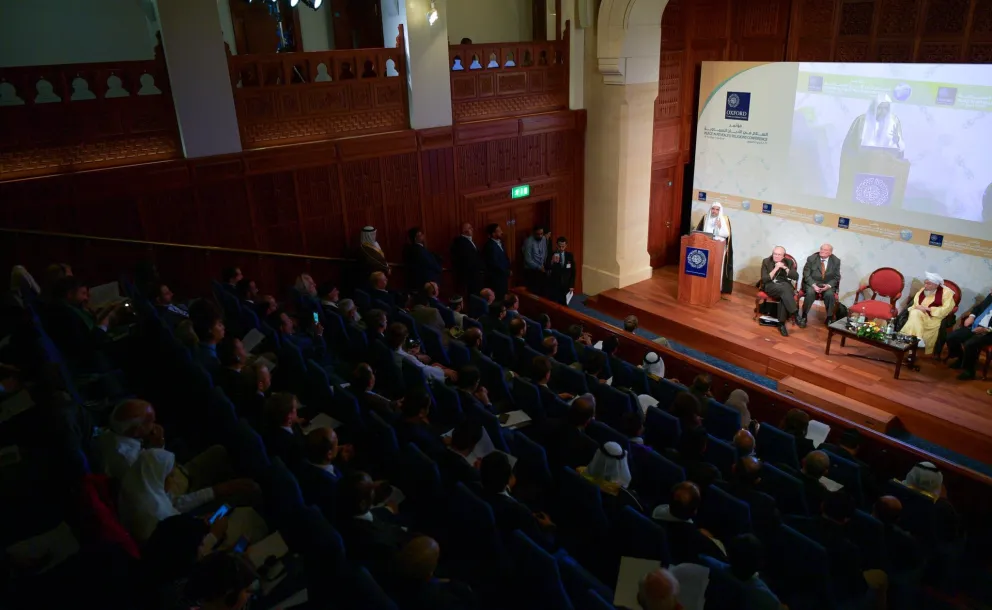 Le SG de la LIM durant le congrès sur la paix dans les religions à Oxford, a déclaré: «Nous souffrons de tout ce sang versé.