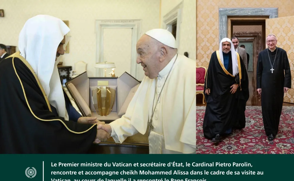 Le Pape François a reçu au Vatican, le Secrétaire général, Président de l’Organisation des savants musulmans, cheikh Mohammed Al-Issa. 