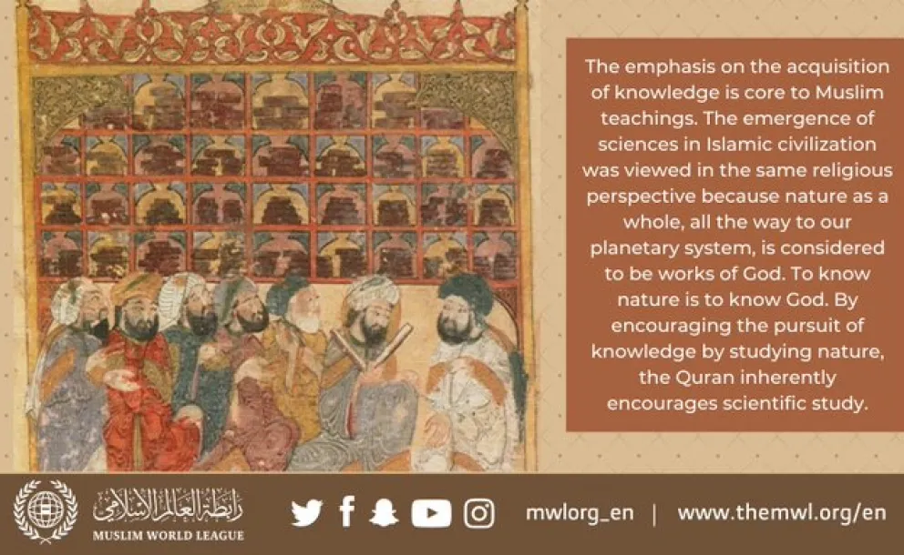 The emphasis on the acquisition of knowledge is core to Muslim teachings. 