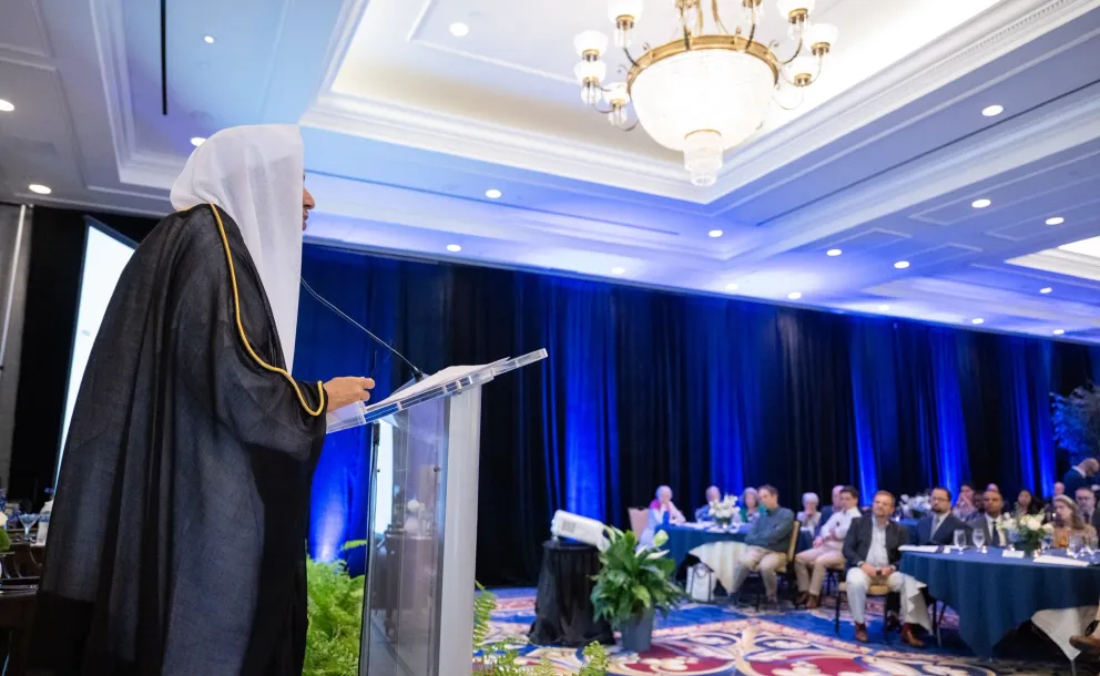 Yesterday evening, the renowned Duke University in the United States hosted a lecture delivered by His Excellency Sheikh Dr. Mohammed Al-issa 
