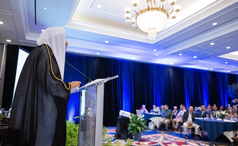 Duke University hosts a lecture by the Secretary-General of the Muslim World League on Islamic civilization.