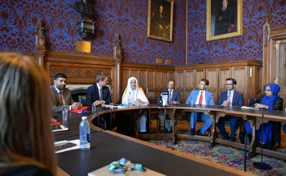 A First of Its Kind Involving an Islamic Religious Figure: The Speaker of the British Parliament and Parliamentary Leadership Celebrate the Secretary-General of the MWL.