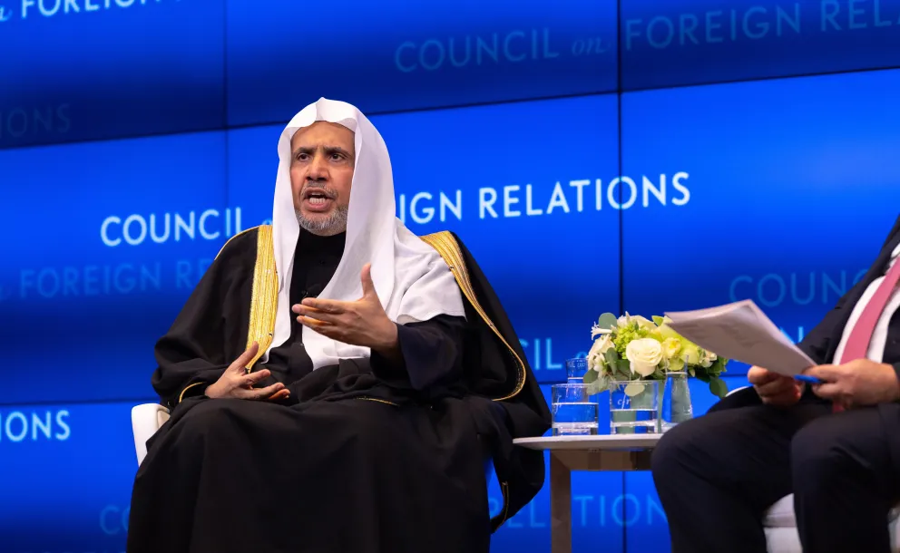 Ranked among the top global think tanks, the American Council on Foreign Relations (CFR), recently hosted His Excellency Sheikh Dr. Mohammed Al-Issa, Secretary-General of the Muslim World League at its headquarters in New York