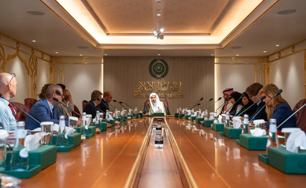 Today in his Riyadh office, His Excellency the Secretary-General of the MWL, Sheikh Dr. Mohammed Al-issa , met with a high-ranking Dutch delegation.