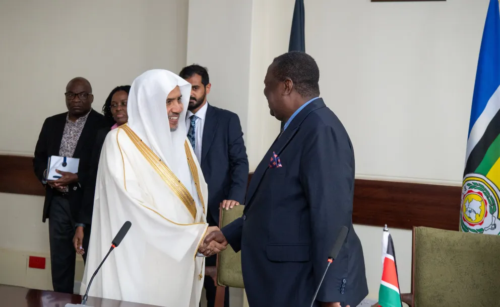 His Excellency Mr. Musalia Mudavadi, the Prime Cabinet Secretary of Kenya, received His Excellency Sheikh Dr. Mohammed Alissa, Secretary-General of the Muslim World League