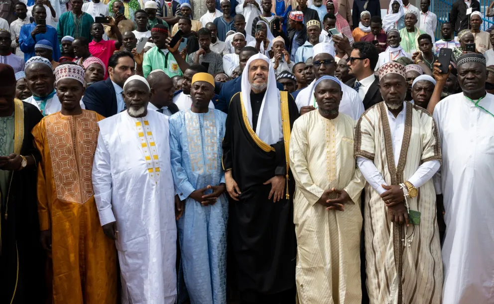 Footage from the opening of the Muslim World League's Qur’an Memorization Competition for the West African region, held at Estádio Lino Correia in the capital of Guinea-Bissau.