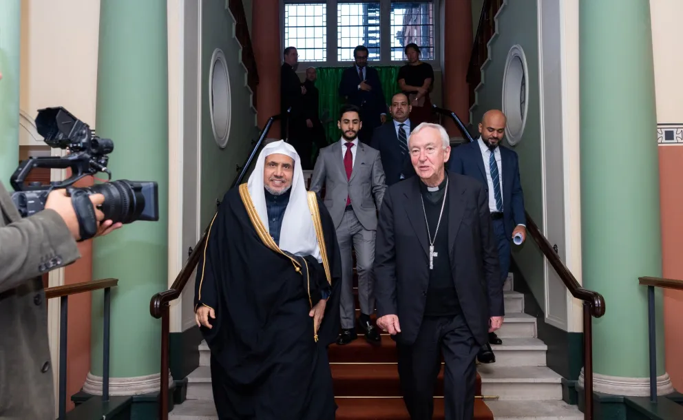 HE Sheikh Dr.Mohammad Alissa , the SG of the MWL, met with HE Cardinal Vincent Collins, the Archbishop of Westminster, in London.