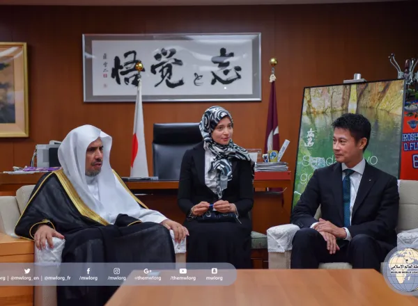 HE MWL SC Dr. Alissa meets HE the Governor of Hiroshima Prefecture