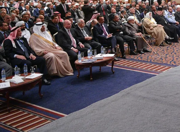 Le SG durant la cérémonie d’ouverture du congrès organisé par la LIM à Amman en Jordanie
