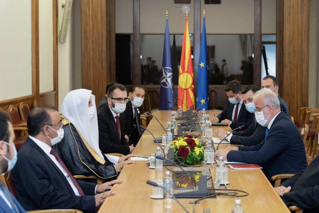 President of the Assembly of North Macedonia Dr. Talat Xhaferi recieved HE Dr. Mohammad Alissa at the National Assembly Building