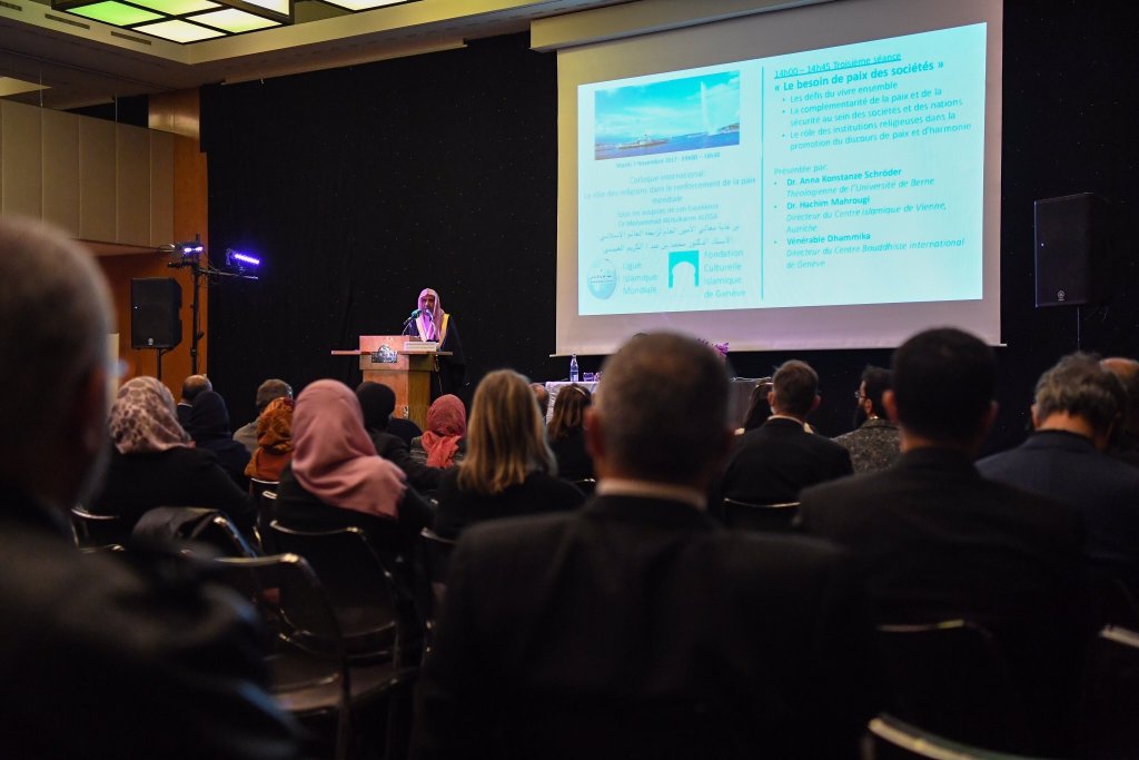 the MWL 's SG opens (a Forum on concepts of world peace and religious & cultural coexistence). A number of politicians and media people attended the event in Geneva They praised the ensuing resolutions