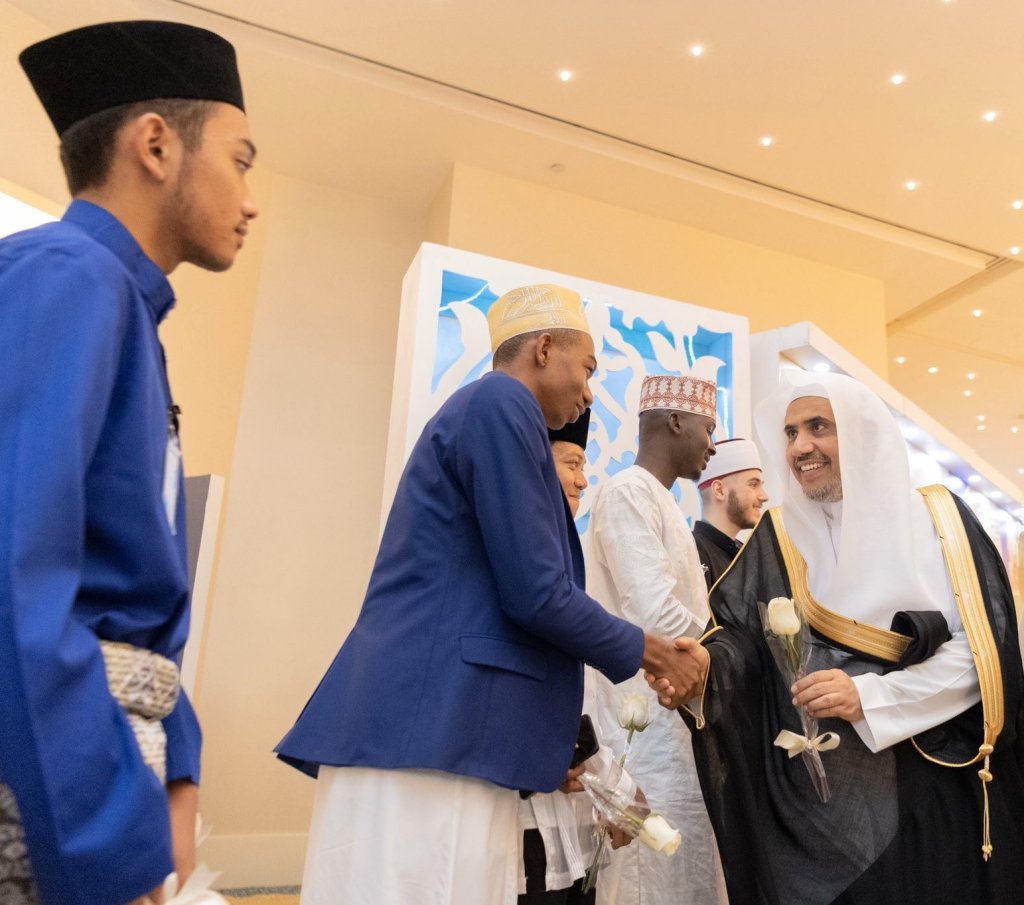 To convey the message of benevolence, noble values, and the 'Prophetic exalted character,' the Muslim World League's programs and initiatives engage youth and children across all Islamic communities