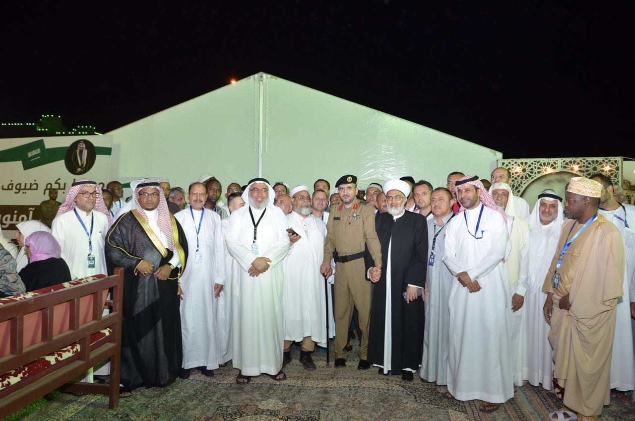 MWL's guests visit Awareness Exhibition of Holy Capital Police. They praised Saudi Arabia's historical efforts in serving Allah's guests